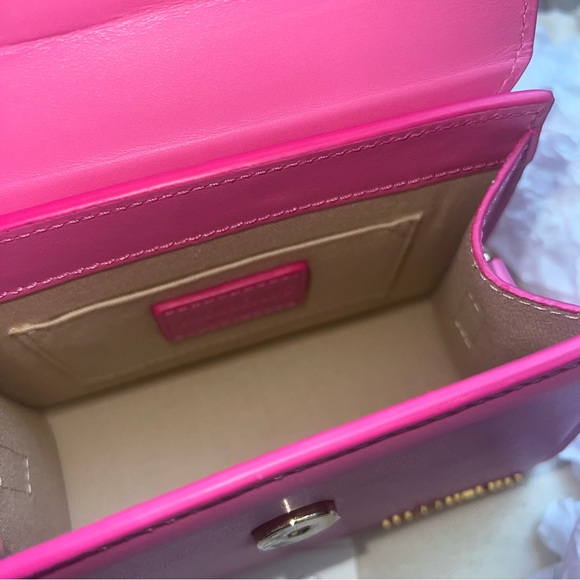 NWT Jacquemus Le Chiquito Noeud bag in pink - Picture 7 of 15